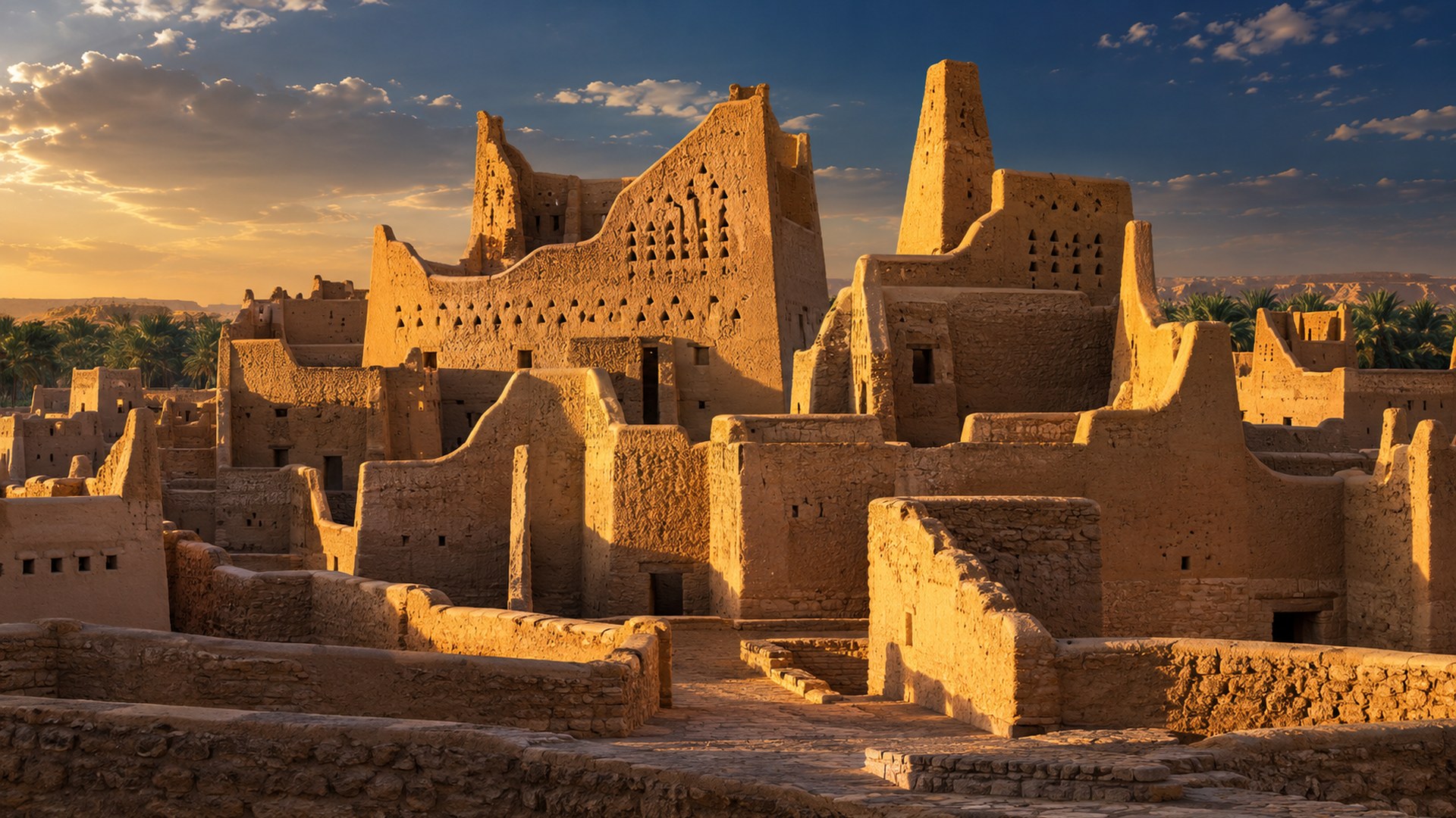 عمارة الدرعية الطينية التاريخية في ضوء العصر الذهبي