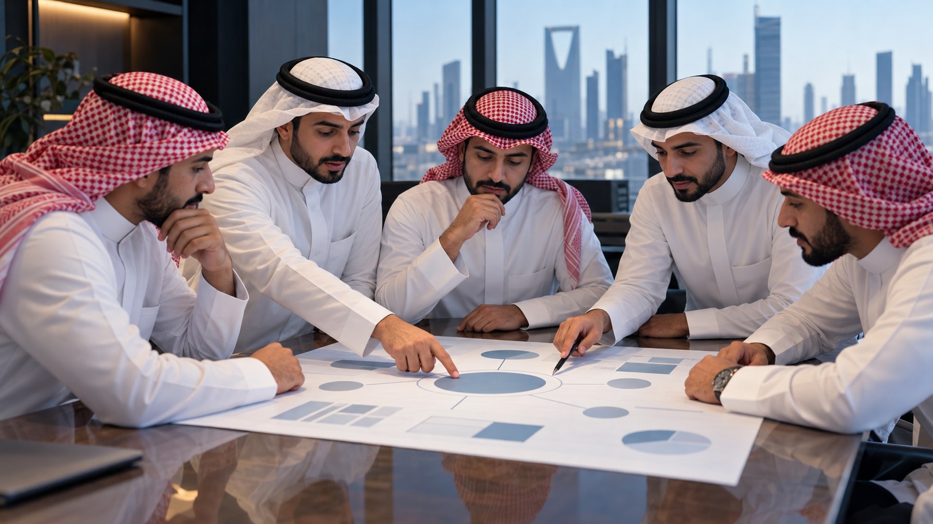 فريق سعودي يراجع وثيقة استراتيجية ويشير إلى هدف واحد واضح