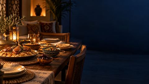 طاولة، ضوء، سعودي، بيت