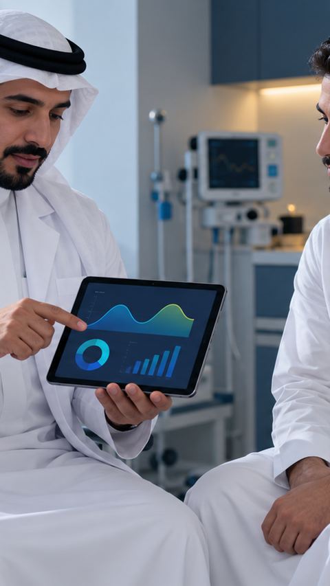 طبيب، عيادة، رقمي، تابلت