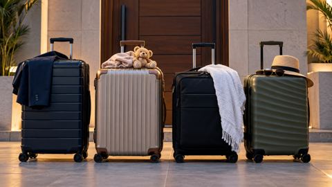 حقيبة سفر، باب، أعمال، عائلة