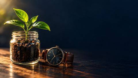 نبتة، زجاج، برطمان، مكتب