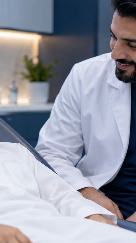 طفل، أسنان، كرسي، طبيب