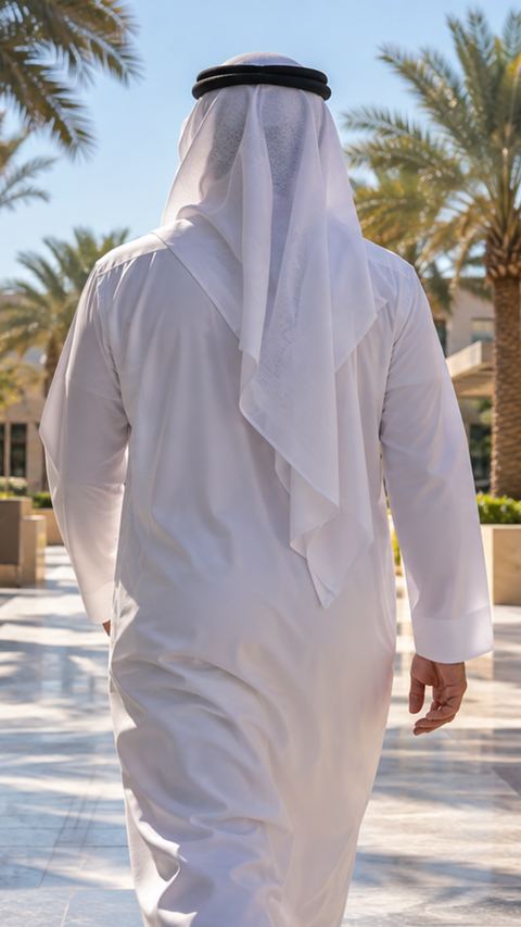 رجل، ثوب، يمشي، عيادة