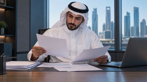 محلل سعودي يقارن عدة تقارير بجانب اللابتوب