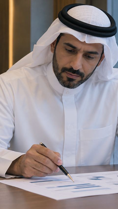 سعودي، أعمال، صاحب، يراجع