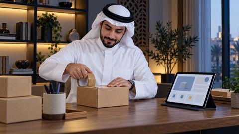 سعودي، أعمال، صاحب، تغليف