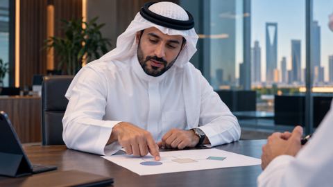 سعودي، أعمال، صاحب، مكتب