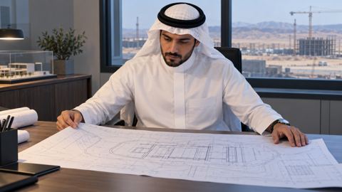 مكتب موقع، سعودي، مهندس، مكتب