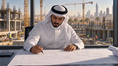 موقع بناء، سعودي، بناء، مدير