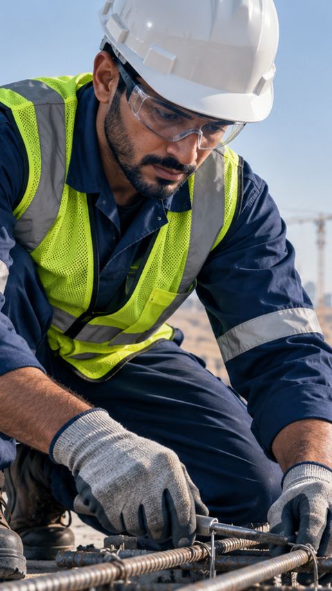 سترة أمان، أفرول، سعودي، بناء