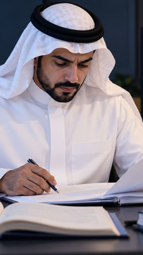 سعودي، محرر، يتحقق، مستند