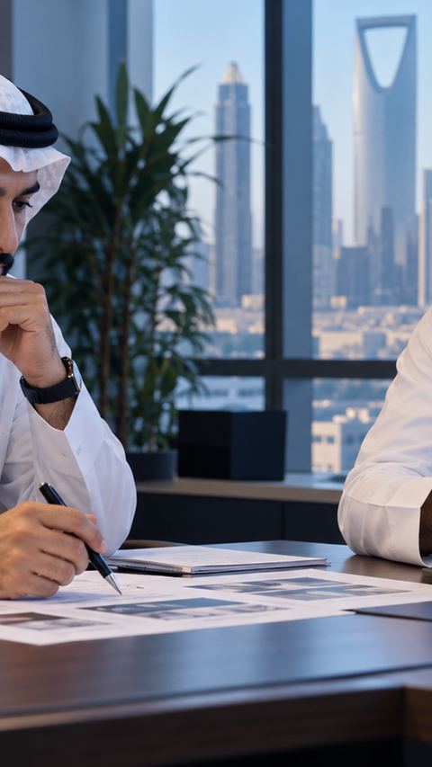 سعودي، رائد أعمال، يراجع، موقع إلكتروني