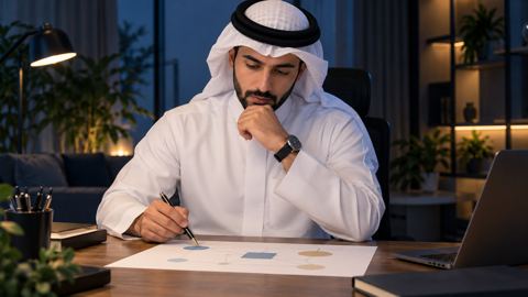 مطور ألعاب سعودي يدرس خطة اشتراك مرسومة بأشكال على الورق