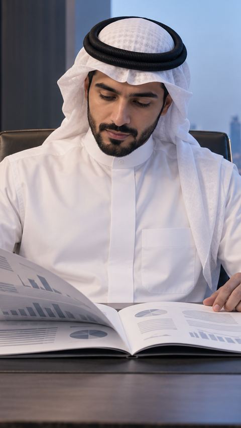 سعودي، مستثمر، يراجع، تقرير