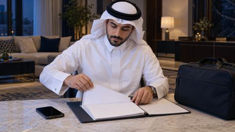 سعودي، رجل، بيت، طبي