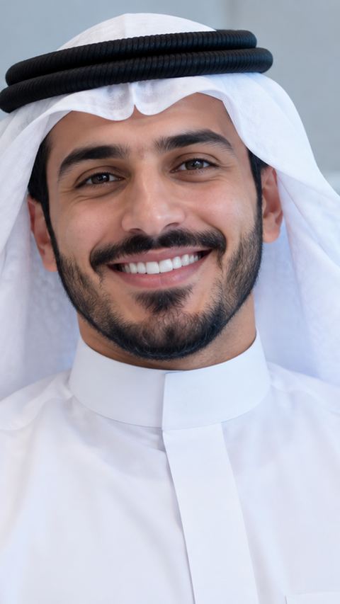 سعودي، رجل، مبتسم، أسنان