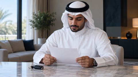 سعودي، رجل، ثوب، يراجع