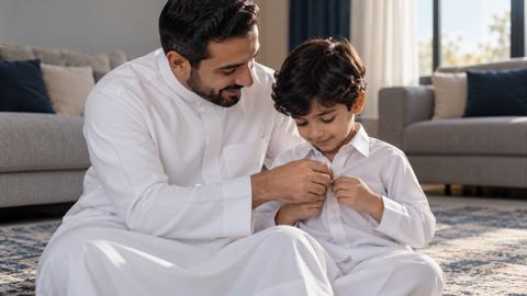 سعودي، ولي أمر، طفل، بيت