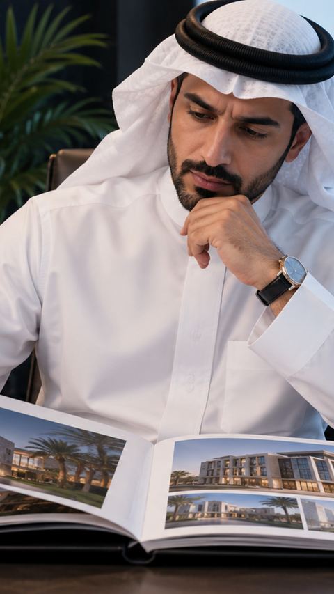 سعودي، صاحب، مبنى، مكتب