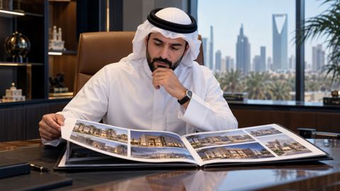 سعودي، صاحب، يراجع، بناء