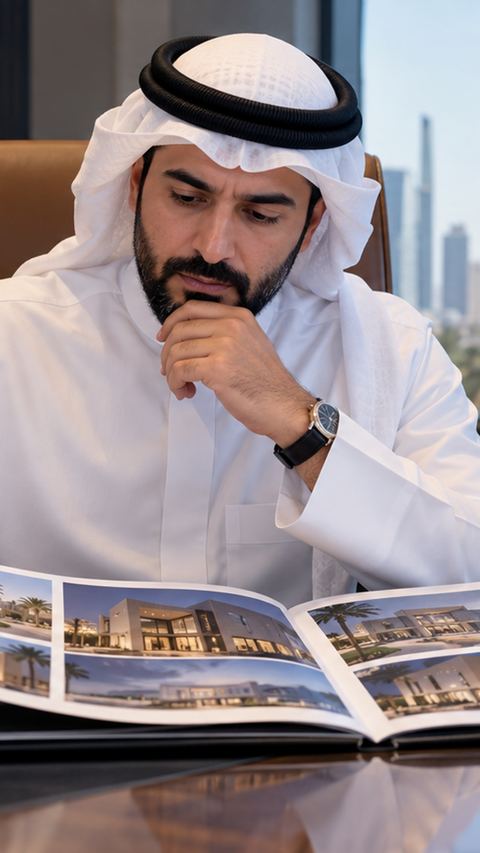 سعودي، صاحب، يراجع، بناء