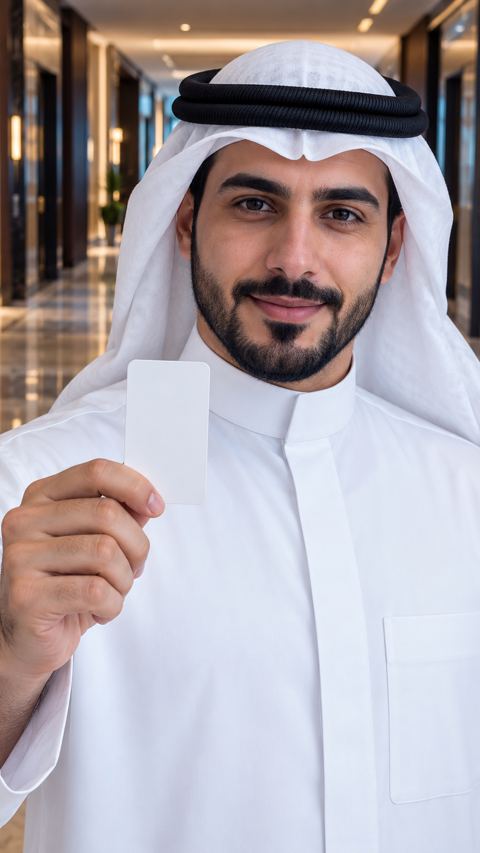 سعودي، غرفة، مفتاح، بطاقة