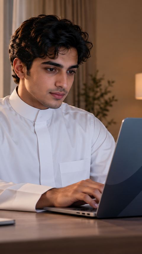 مكتب منزلي، سعودي، جامعة، متقدم