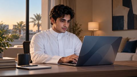 مكتب منزلي، سعودي، جامعة، متقدم