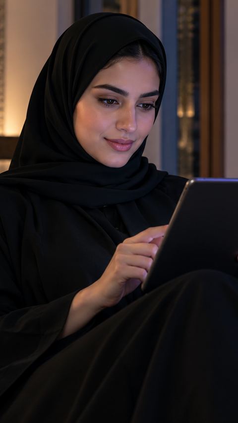 سعودي، امرأة، يراجع، مستشفى