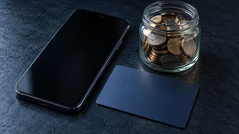 جوال، شاشة، دفع، بطاقة