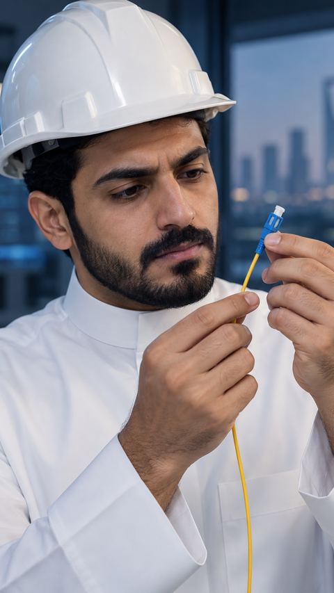 سعودي، مهندس، سلامة، خوذة