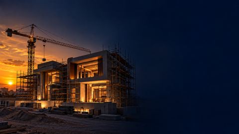 فيلا، بناء، الرياض، غروب