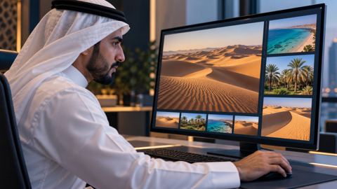 نخيل، البحر الأحمر، مصمم، كمبيوتر