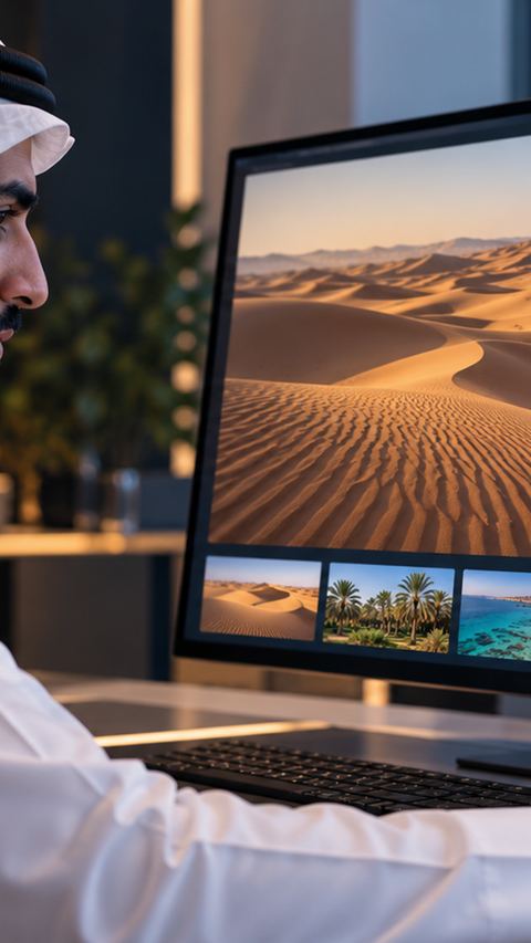 نخيل، البحر الأحمر، مصمم، كمبيوتر